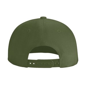 หมวกแก๊ปแบบ snapback 6 แผง สีเขียวมะกอก ปักโลโก้ตัวอักษรสีรุ้งที่แผงด้านหน้า ปรับขนาดได้ เหมาะสำหรับทุกเพศ สวมใส่สบายๆ - Product Image 6