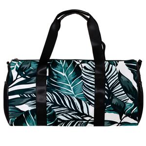 Tropical Plants Pattern Unisex Travel Bag Print on Demand Drop Ship Stylish Sport Bag Versatile Waterproof <b>Luggage</b> Bag for Man - Product Image 1