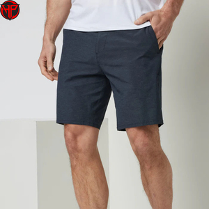 Shorts décontractés amples et respirants pour hommes, écologiques, couleur unie, style jogger, boutonnés, plissés, streetwear - Product Image 1