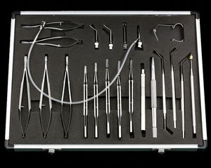Ensemble d'instruments ophtalmiques chirurgicaux Bonaccolto en gros – Mâchoires manuelles longitudinalées dentelées et pointe croisée dentelée pour la conjonctionnelle - Product Image 5