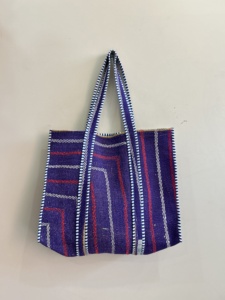 Luxury Kantha Tote Bag Women <b>Large</b> Capacity Shoulder Handbag Soft Quilted Fashion <b>Purse</b> Eco Friendly Summer Custom - Product Image 4
