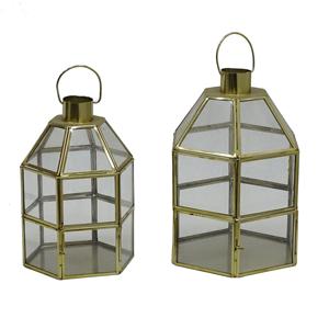 Lanternes en métal noir, lot de 2 pièces décoratives pour mariage, bon marché, lanternes - Product Image 6
