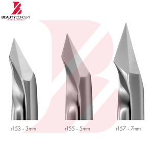 Coupe-cuticules en acier inoxydable de haute qualité avec étui en cuir, outil professionnel pour éliminer les peaux mortes, soin des ongles - Product Image 3