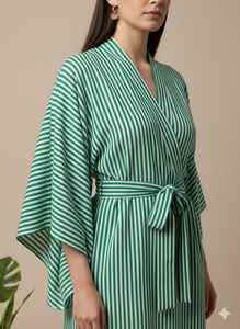 Robe Midi Moulante Vintage Florale Faite à la Main pour Femme 2026, Longue en Coton, Style Kaftan, Tenue de Nuit, Décoration en Dentelle, Taille Unique, Lavable - Product Image 4