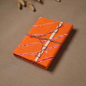Handmade Fabric Diary Bandhani Cover Recycled Paper Notebook Pocket Journal Vintage Ethnic <b>Writing</b> Book Trip Memo <b>Pads</b> Gift DIY - Product Image 4
