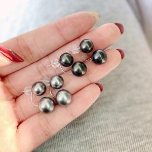 ต่างหูแบบติดหูรูปตัวยู ประดับทองคำ 18K คุณภาพพรีเมียม ประดับมุกอะโกย่าธรรมชาติจากน้ำทะเล ขนาด 6-7 มม. คุณภาพสูง แสงเงางาม บรรจุภัณฑ์หรูหรา - Product Image 4