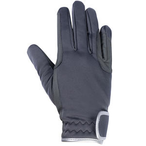 Guantes de equitación con material de agarre Basil-softshell para montar a caballo - Product Image 1