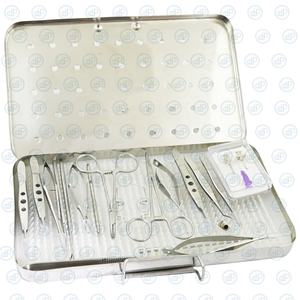 ชุดเครื่องมือผ่าตัดตาสำหรับการผ่าตัดต้อกระจก  ชุดเครื่องมือผ่าตัดตาคุณภาพสูง ผลิตจากสแตนเลสเกรดพรีเมียม สำหรับการผ่าตัดตา ได้รับมาตรฐานทางการแพทย์ CE ISO - Product Image 1