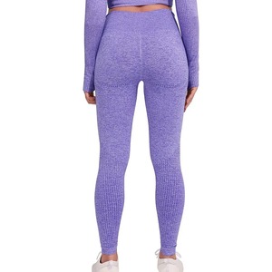Leggings de sport pour femmes 100 % coton, pantalons de yoga en coton bio, leggings de yoga durables pour femmes, haute qualité, vente en gros - Product Image 4