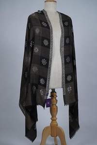 Écharpe VIC pour femme en cachemire et laine fine, modèle Chinar Jk Booti, 70x200 cm, respirante, pour usage quotidien en extérieur, hiver VIC-CFW-CJB-007 - Product Image 6