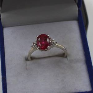 Anillo de Compromiso de Plata de Ley 925 con Turmalina Verde Zubeda Gems, Certificado IGI, para Uso Diario, Regalo Elegante para Mujer - Product Image 3