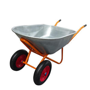 <span class=keywords><strong>Brouette</strong></span> Professionnelle Robuste en Métal de 200 kg, Chariot de Manutention Industriel avec Roue Pneumatique - Product Image 6