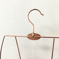 Perchas de Metal Ecológicas y Portátiles para Trajes de Baño y Bikinis, con Logotipo Láser Personalizado, de Lujo, para Exhibición en Tiendas de Ropa de Playa para Mujer
