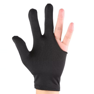 Guantes de billar OEM más vendidos para jugadores de billar y snooker, con 3 dedos, para adultos, en diferentes tallas. - Product Image 2