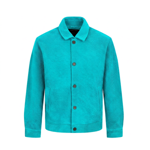 <b>Men's</b> <b>Canvas</b> Shirt <b>Jacket</b> Solid Color Hooded Zipper Casual Winter Wear Regular Fit Reversible - Product Image 4