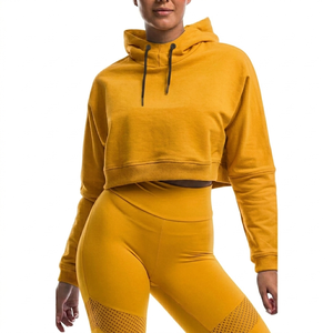 Sudadera Corta con Capucha para Mujer, de Alta Calidad, Ajuste Holgado, Duradera, Nuevo Diseño, Precios Razonables, Ropa Exterior - Product Image 1