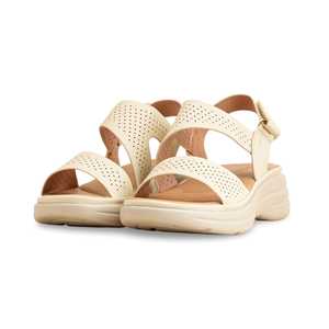 Sandale à talon formelle beige PU0380 - Product Image 3