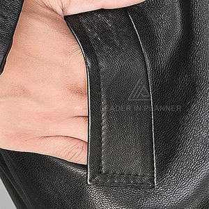 Abrigo Largo de Invierno 2026, Diseño Personalizado, Alta Calidad, Precio al por Mayor, Abrigo de Cuero Ligero para Hombre - Product Image 4