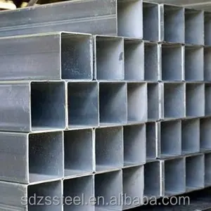 Industrial Materials GI Square Rectangle Tube Zinc Coated Galvanized Steel Pipe For Construction