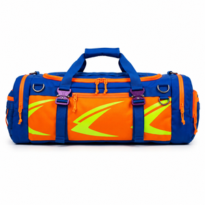 Bolsa de Yoga Impermeable de Poliéster Oxford 600D Resistente y Personalizada, Diseño de Bloques de Color Duraderos, Cierre de Cremallera con Hebillas Cobra - Product Image 1