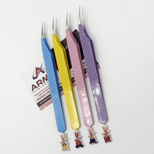 Pinzas Profesionales para Extensión de Pestañas de Acero Inoxidable Estilo Delfín, Diseño Personalizado, Duraderas, Precisión, Logotipo Personalizado - Product Image 3