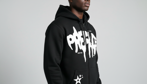 Sweat à capuche zippé pour homme, 100 % coton, couleur unie, style streetwear, écologique, respirant, personnalisable, vente en gros OEM - Product Image 4