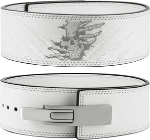 Ceinture de musculation Samroz – Ceinture de soutien lombaire en cuir véritable ultra-résistante de 10 mm pour squats, développés couchés, soulevés de terre - Product Image 1