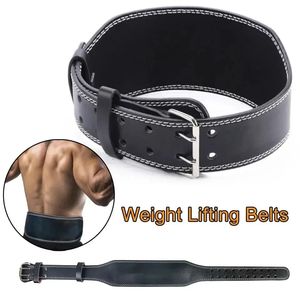 Ceinture de musculation en cuir premium pour hommes et femmes, réglable, pour la musculation, le squat et le soutien du dos - Product Image 6