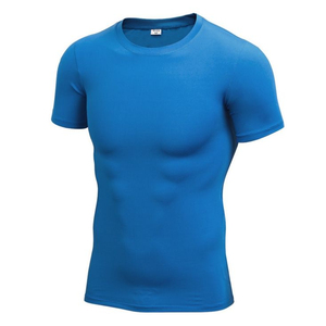 Hot Selling <b>Men</b> <b>Compression</b> T-<b>Shirts</b> Basketball Running Short Sleeve Quick Drying Fitness Tight Tops - Product Image 4