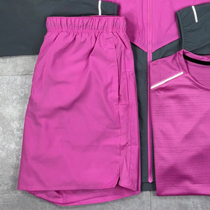 Ensemble coupe-vent 3 pièces : veste légère, pantalon et short assortis, pour course à pied, entraînement, fitness, sport et voyage - Product Image 5