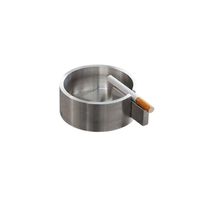 Cenicero de Cigarrillos de Latón Clásico Amson AG-70, Cenicero de Mesa de Color Dorado con Forma Personalizada, Cenicero para Cigarros y Cigarrillos, para el Hogar - Product Image 2