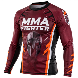 Ropa Deportiva Personalizada, Camiseta de Compresión de Manga Larga Transpirable, Ropa de Gimnasio Sublimada, Camiseta Deportiva Elástica de Secado Rápido - Product Image 1