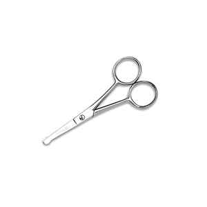 Ciseaux à poils de nez en acier inoxydable allemand de haute qualité, ciseaux pour le nez/les oreilles, lames droites, pointe arrondie, instruments de beauté - Product Image 6