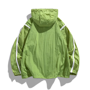 Chaqueta Bomber Cortavientos Amarilla para Hombre, Informal, de Lona, con Exterior de Nailon/Algodón, Cierre de Cremallera, para Invierno - Product Image 3