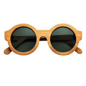 Gafas de Sol de Madera Hechas a Mano con Logotipo Personalizado, Gafas de Sol Polarizadas Ecológicas de Bambú Natural, Gafas de Sol Unisex Cuadradas Retro Clásicas - Product Image 6