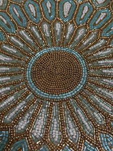 Set de table à motifs géométriques, style bohème, tapis rond décoratif pour la maison - Product Image 6