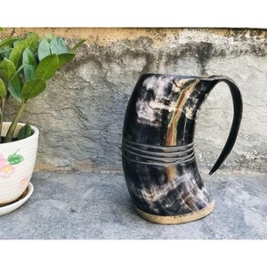Buffalo Horn Travel <b>Mugs</b> Eco Friendly Lightweight Natural Horn Customized Beer <b>Glass</b> Drinking Viking Vintage <b>Mugs</b> Gift - Product Image 4