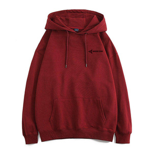 Sudadera con Capucha Extra Grande para Hombre Daizen Star, Color Sólido, Felpa de Algodón, Antiarrugas, Informal, para Otoño, con Bolsillos, Corte Regular - Product Image 3