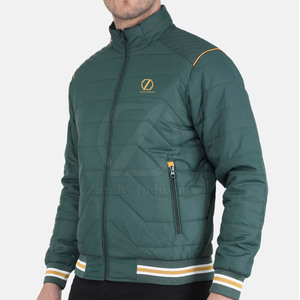 High Quality Eco-Friendly Breathable Pakistan Made Winter Wear Men's Puffer Jackets Custom Design Front Logo Wholesale - Product Image 4