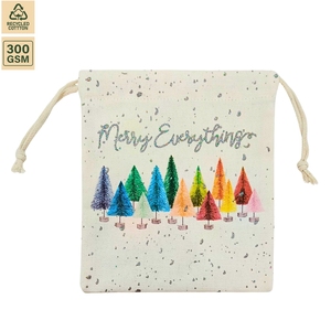 Pochette de toilette en coton non laminé, pochette de voyage, 16x19 cm, logo personnalisé, vente en gros, OEM, marque privée, modèle SS172 - Product Image 1