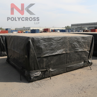 Bâche en PE robuste, résistante aux déchirures, imperméable, en plastique, pour l'agriculture industrielle et la couverture de camions, exportations en Inde