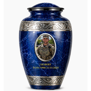 โกศบรรจุอัฐิสำหรับผู้ใหญ่ สวยงาม ออกแบบได้ตามต้องการ พร้อมสติกเกอร์เคลือบเงา สำหรับใส่เถ้ากระดูกในพิธีศพ - Product Image 5