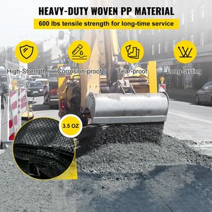 Tessuto Geotessile Resistente 12.5 x 50 piedi 3.5oz in PET Intrecciato, Resistenza alla Trazione 600 libbre, Sottostrato per Drenaggio Vialetti 3.5oz - Product Image 3