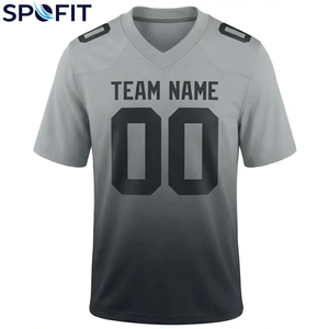 Nueva Camiseta de Fútbol Americano Personalizable de Manga Corta, Ropa de Equipo, Marca Privada, Camisetas de Fútbol de Secado Rápido - Product Image 3