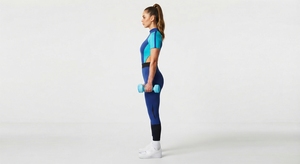 Ensemble de yoga pour femmes avec blocs de couleur, tenue de fitness taille haute, séchage rapide, respirant, vêtements de sport actifs - Product Image 3