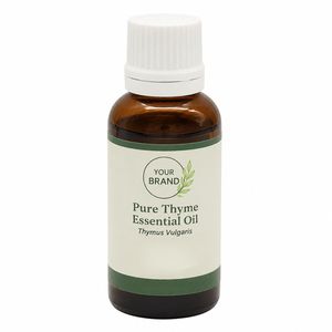 Natural Thyme Essential <b>Oil</b> Tobacco Flavor & Fragrance Grade <b>for</b> Aromatherapy & <b>Diffuser</b> OEM Bulk Supply - Product Image 1