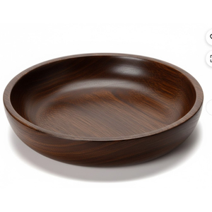 Bol de service en bois poli, fait main, écologique, de qualité supérieure, grande capacité, pour cuisine, maison, restaurant, vaisselle moderne - Product Image 1
