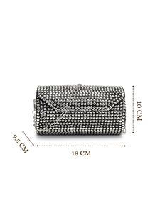 Elegant Bohemian Fashion Vintage Summer Metal Beaded Cylinder <b>Clutch</b> Chain Strap Women's Evening Party Purse Wedding Prom - Product Image 2