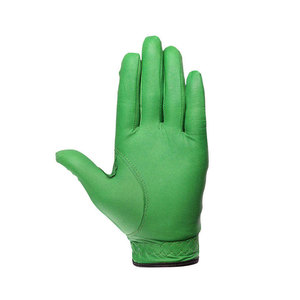 Custom Logo Golf Gloves Wholesale Golf Gloves Suppliers Premium Cabretta Leather Breathable Anti Slip Adjustable Wrist <b>Strap</b> - Product Image 5