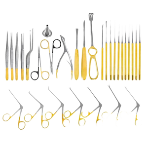 Juego de instrumentos de microcirugía de oreja de timpanoplastia de 41 piezas, instrumentos ortopédicos para uso hospitalario, empaquetado de acero inoxidable - Product Image 6